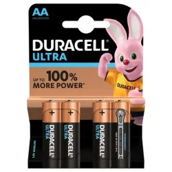 Duracell pile Ultra Aa B4 Mn1500 Rft blister 4 pezzi
