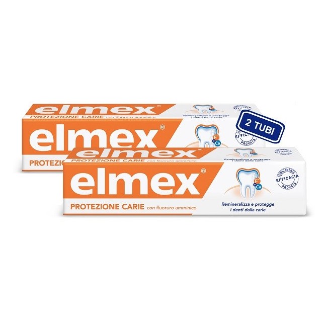 Colgate-palmolive Elmex Protezione Carie dentifricio 2 X 75 Ml Colgate-palmolive Elmex Protezione Carie dentifricio 2 X 75 Ml