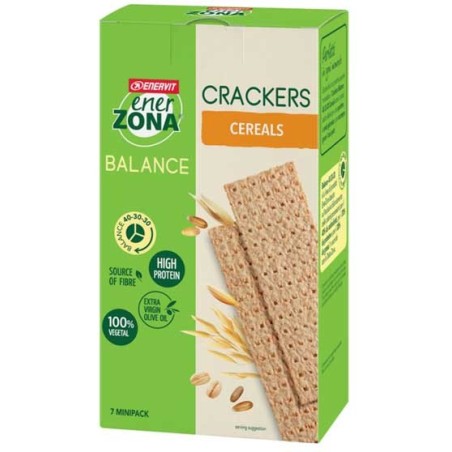 Enervit Enerzona Crackers Cereals snack salato 25 G Enervit Enerzona Crackers Cereals snack salato 25 G