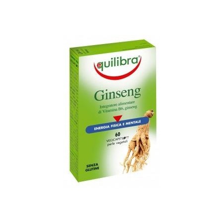 Equilibra Ginseng 60 Perle 19,2 G integratore tonico energetico