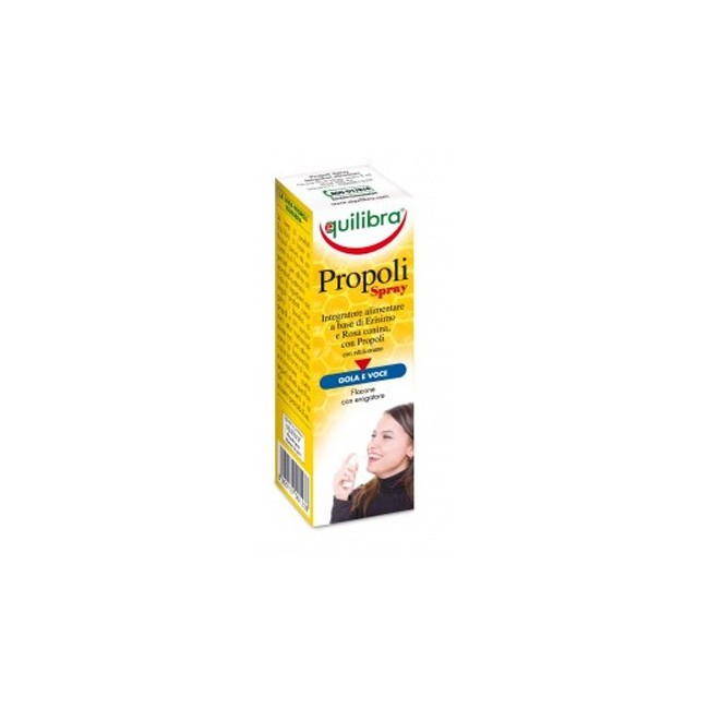 Equilibra propoli spray per mal di gola con erogatore 20 ml