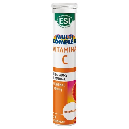 Esi Multicomplex Vitamina C 20 Compresse Effervescenti Esi Multicomplex Vitamina C 20 Compresse Effervescenti