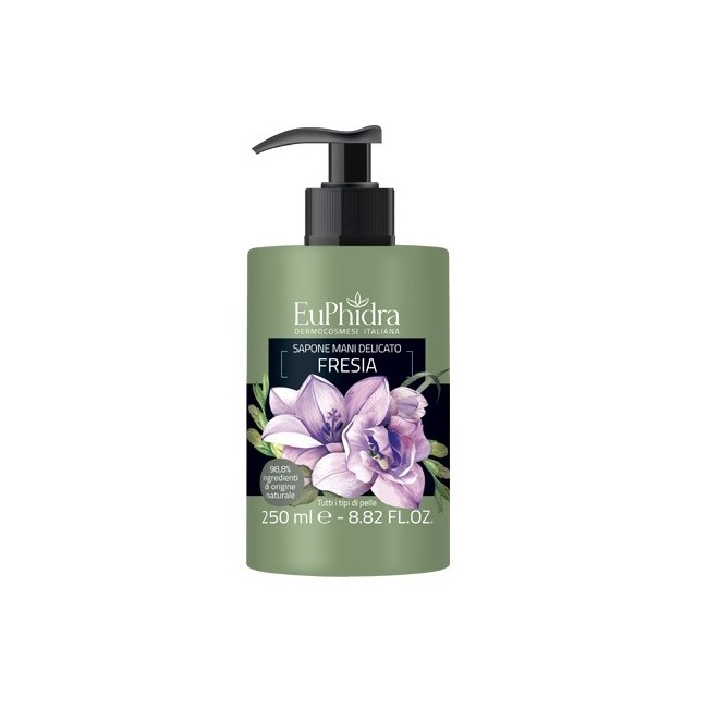 Euphidra Sapone Liquido Mani Fresia In Flacone Dispenser 250ml Euphidra Sapone Liquido Mani Fresia In Flacone Dispenser 250ml
