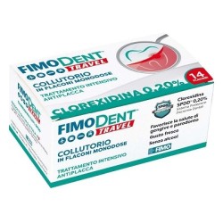 Fimodent Travel Collutorio Clorexidina 0,20% 14 Flaconcini 10 Ml