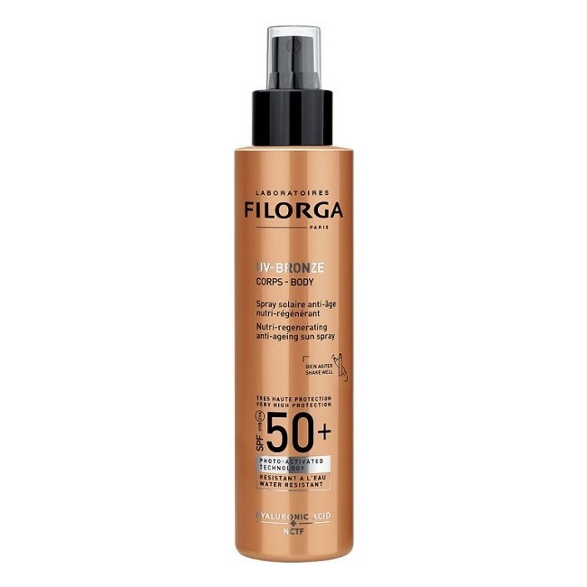 Filorga Uv Bronze Body spray protezione solare 50+ 150 Ml Filorga Uv Bronze Body spray protezione solare 50+ 150 Ml