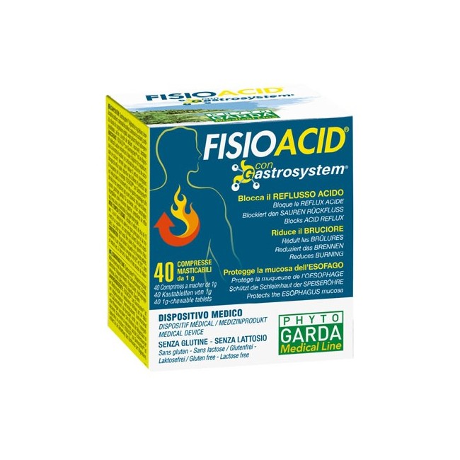 Phyto Garda Fisioacid integratore 40 Compresse Masticabili Phyto Garda Fisioacid integratore 40 Compresse Masticabili