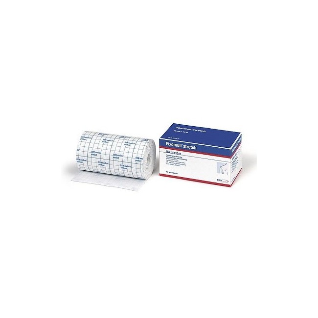 Fixomull Stretch Fascia Autoadesiva per Fissaggio Cateteri M 5 X 5 Cm
