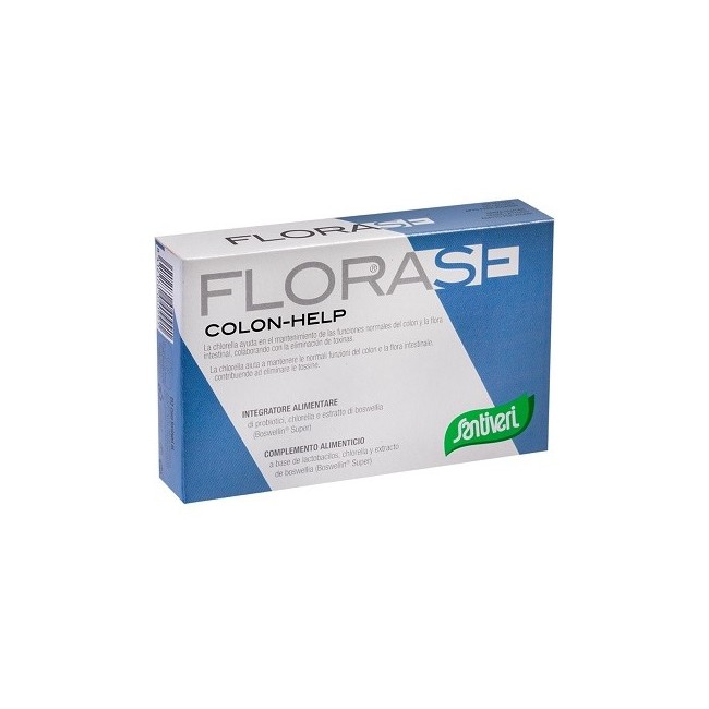 Santiveri Florase Colon Help integratore 40 Capsule Santiveri Florase Colon Help integratore 40 Capsule