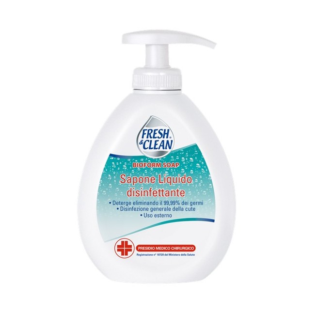 Sodalco Disinfettante Fresh&clean sapone liquido 300 Ml Sodalco Disinfettante Fresh&clean sapone liquido 300 Ml