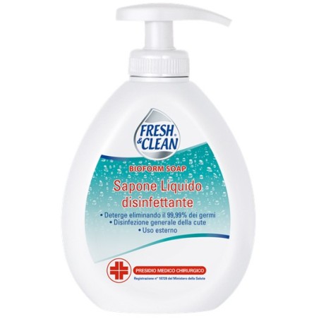 Sodalco Disinfettante Fresh&clean sapone liquido 300 Ml Sodalco Disinfettante Fresh&clean sapone liquido 300 Ml
