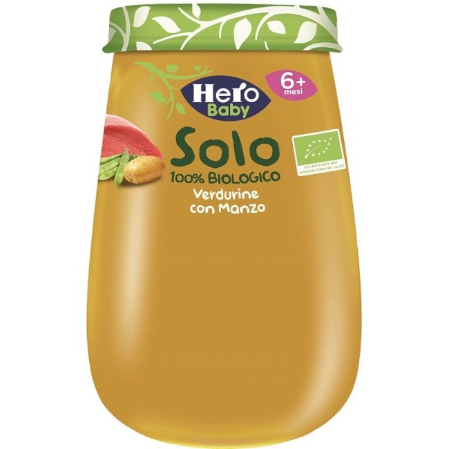 Fater Hero Solo Omogeneizzato Verdurine Con Manzo 100% Bio 190 G Fater Hero Solo Omogeneizzato Verdurine Con Manzo 100% Bio 190 G