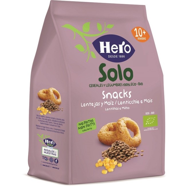 Fater Hero Solo Snack Lenticchie Mais 100% Bio 50 G Fater Hero Solo Snack Lenticchie Mais 100% Bio 50 G