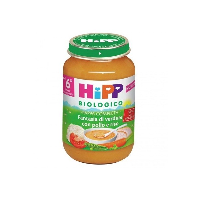 Hipp Italia Hipp Bio Pappa Pronta Fantasia Verde Pollo Riso 190 G Hipp Italia Hipp Bio Pappa Pronta Fantasia Verde Pollo Riso 190 G