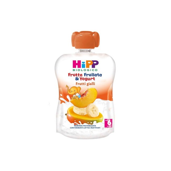 Hipp Italia Hipp Bio Frutta Frullata Yogurt Frutti Gialli 90 G Hipp Italia Hipp Bio Frutta Frullata Yogurt Frutti Gialli 90 G