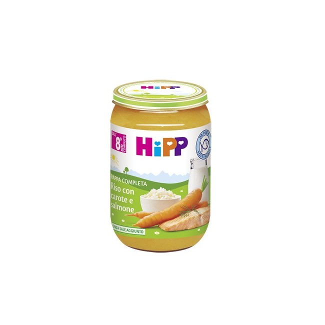 Hipp Italia Hipp Pappa Pronta Riso Carote Salmone 220 G Hipp Italia Hipp Pappa Pronta Riso Carote Salmone 220 G