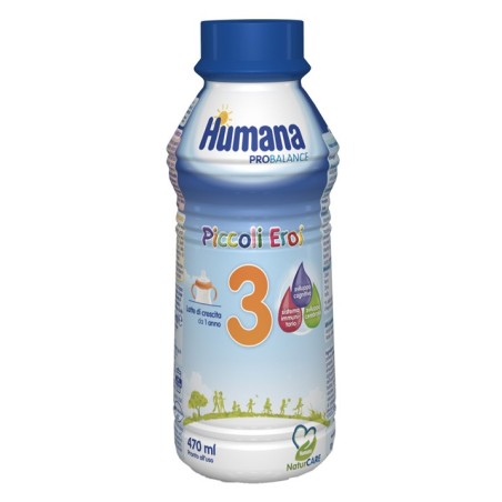Humana 3 Probalance latte con vitamine e minerali bottiglia 470 Ml Humana 3 Probalance latte con vitamine e minerali bottiglia 470 Ml