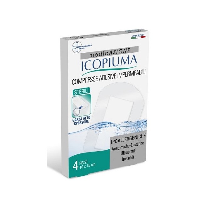 Desa Pharma Garza Compressa Icopiuma Postoperatoria 10x15 Cm 4 Pezzi