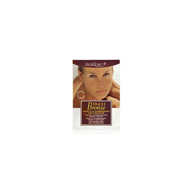 Incarose Maxi Bronze salvietta autoabbronzante viso monouso