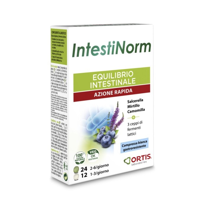 Ortis Laboratoires Pgmbh Intestinorm integratore 36 Compresse