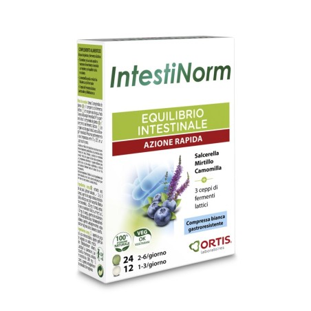 Ortis Laboratoires Pgmbh Intestinorm integratore 36 Compresse
