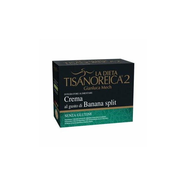 Tisanoreica2 Crema Gusto Banana Split Senza Glutine 4 Buste