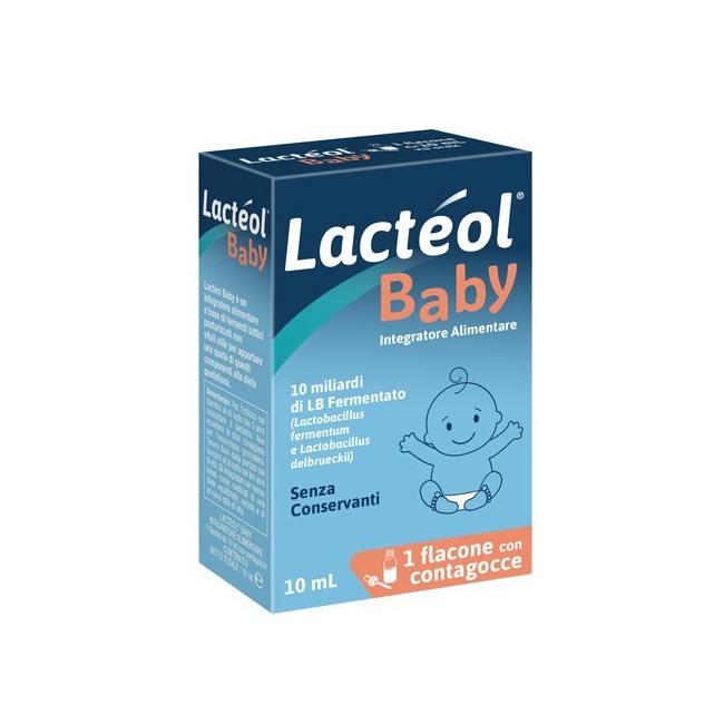 Bruschettini Lacteol Baby fermenti lattici gocce 10 Ml