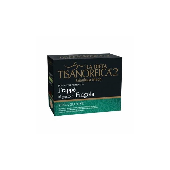 Tisanoreica2 Frappè Alla Fragola Senza Glutine 4 Buste
