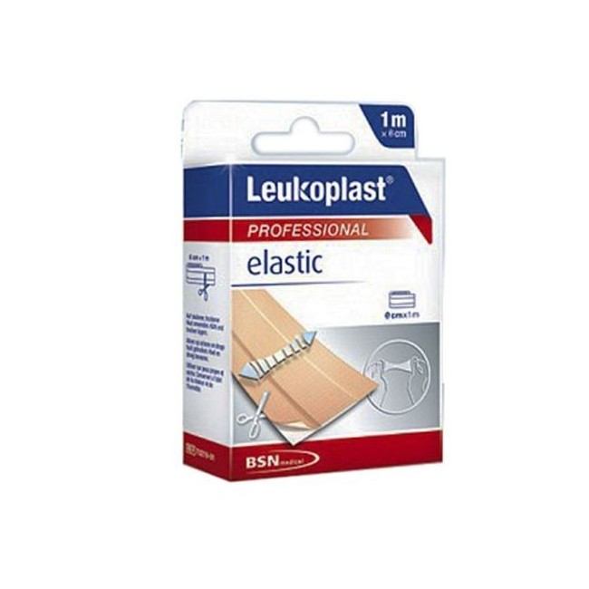 Leukoplast Elastic cerotto ritagliabile in stricia 1mx6 Cm Leukoplast Elastic cerotto ritagliabile in stricia 1mx6 Cm