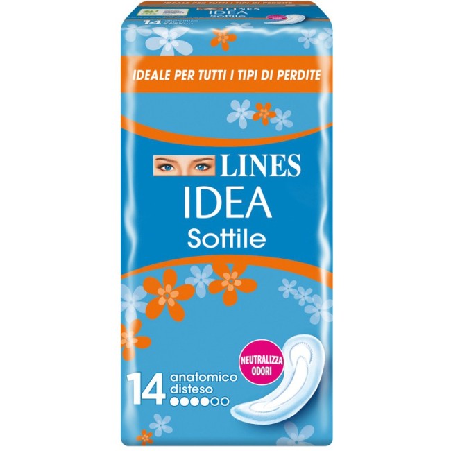 Fater Lines Idea Assorbente Sottile Disteso Anatomico 14 Pezzi Fater Lines Idea Assorbente Sottile Disteso Anatomico 14 Pezzi