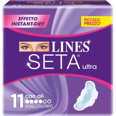 Fater Lines Seta Ultra Assorbenti Con Ali 11 Pezzi Fater Lines Seta Ultra Assorbenti Con Ali 11 Pezzi