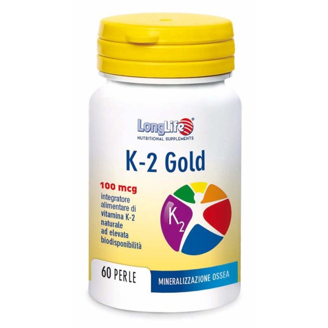 Phoenix Longlife K-2 Gold integratore di vitamina K 60 Perle Phoenix Longlife K-2 Gold integratore di vitamina K 60 Perle