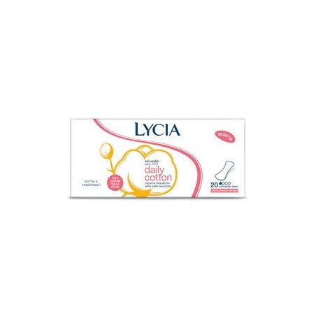 Sodalco Lycia Cotone Salvaslip sottili e traspiranti 20 Pezzi Sodalco Lycia Cotone Salvaslip sottili e traspiranti 20 Pezzi