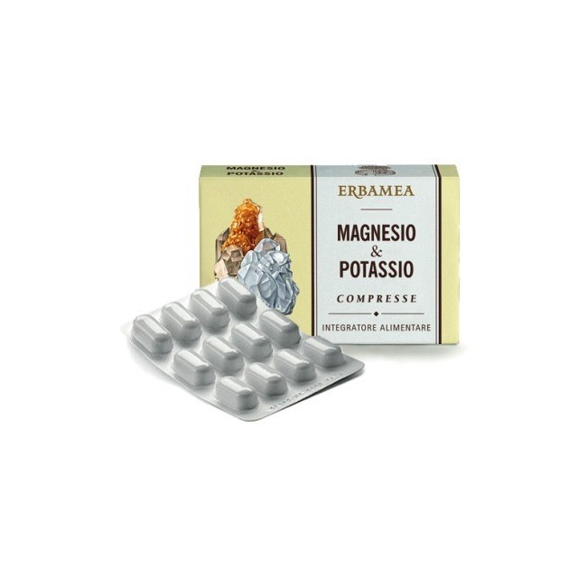 Erbamea Magnesio & Potassio integratore 24 Compresse