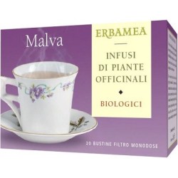 Erbamea Malva Bio 20 Bustine 24 G infuso emolliente