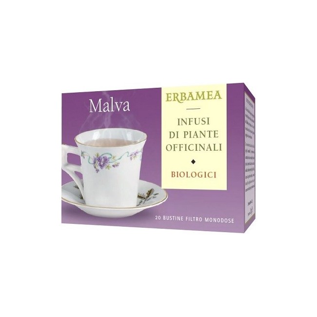 Erbamea Malva Bio 20 Bustine 24 G infuso emolliente