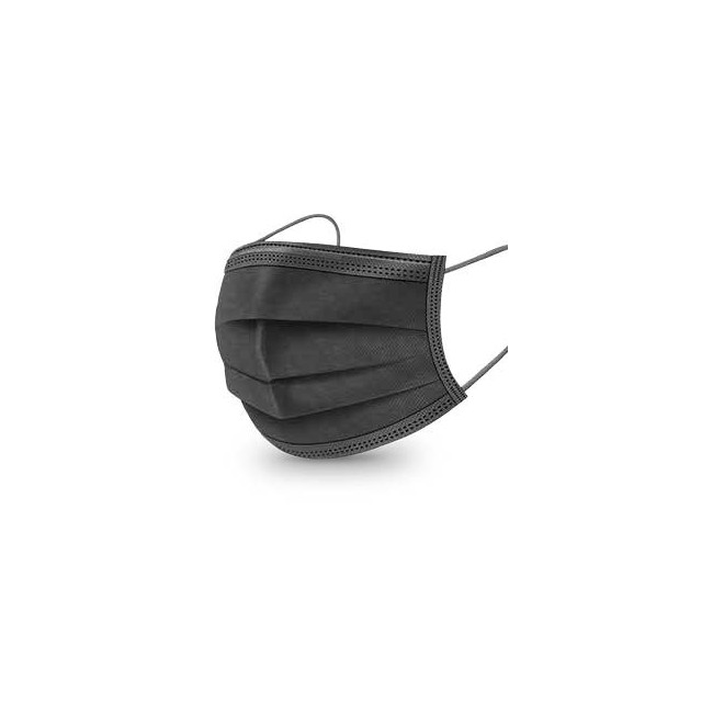 360 H. C. Mascherina Chirurgica 360mask02/n Nera 10 Pezzi