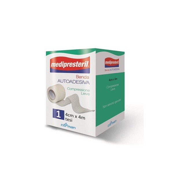 Corman Benda Adesiva Medipresteril autofissante 4x400cm