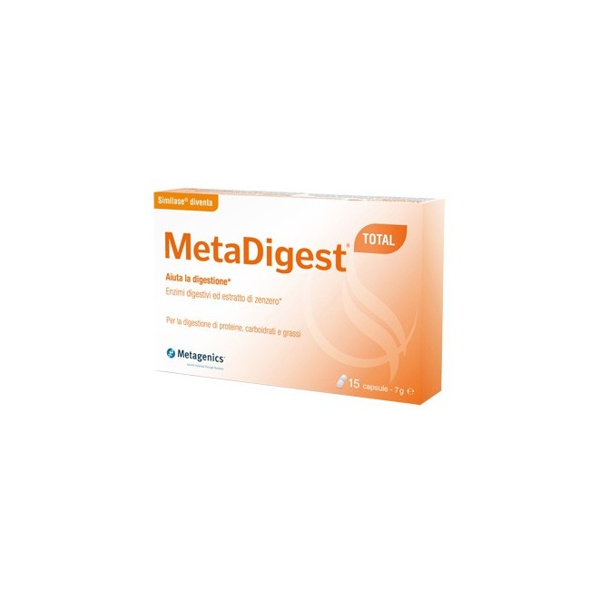 Metagenics Belgium Bvba Metadigest Total integratore 15 Capsule Metagenics Belgium Bvba Metadigest Total integratore 15 Capsule