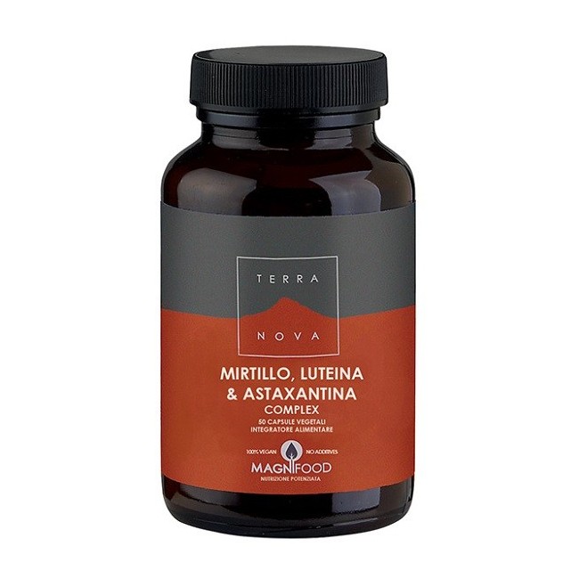 Terranova Mirtillo Luteina Astaxantina Sinergia Occhi 50 Capsule Terranova Mirtillo Luteina Astaxantina Sinergia Occhi 50 Capsule