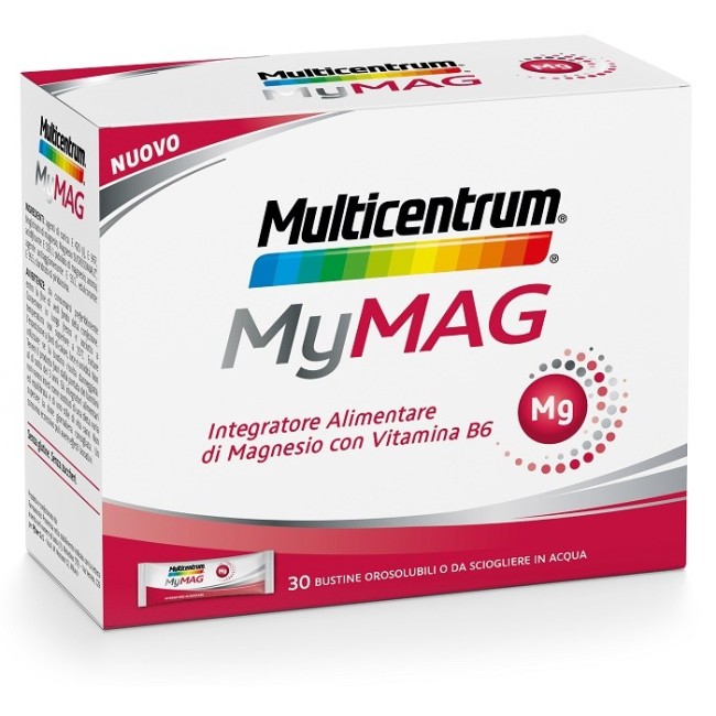 Multicentrum Mymag 30 Bustine integratore di magnesio Multicentrum Mymag 30 Bustine integratore di magnesio