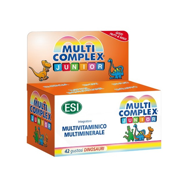 Esi Multicomplex Junior multivitaminico bambini 42 Dinosauri Esi Multicomplex Junior multivitaminico bambini 42 Dinosauri