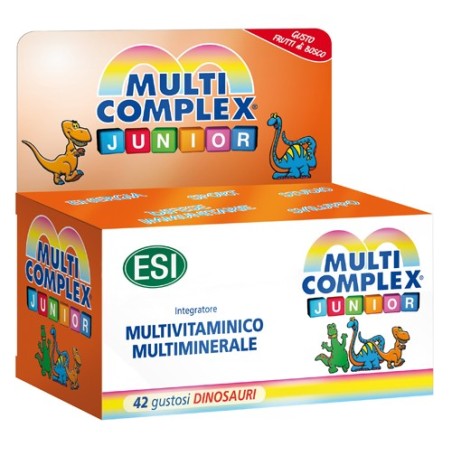 Esi Multicomplex Junior multivitaminico bambini 42 Dinosauri Esi Multicomplex Junior multivitaminico bambini 42 Dinosauri