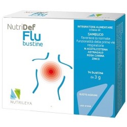 Nutrileya Nutridef Flu 14 Bustine integratore con astragalo