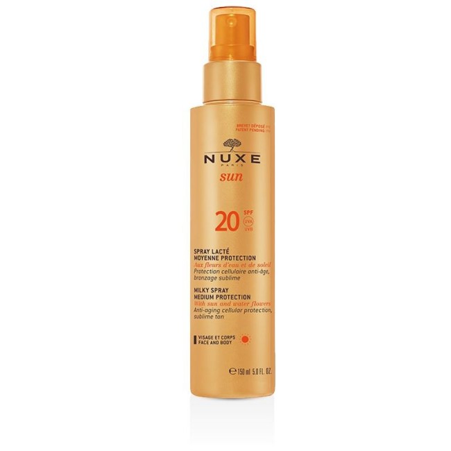 Nuxe Sun Spray Solare Viso E Corpo protezione Spf20 150 Ml Nuxe Sun Spray Solare Viso E Corpo protezione Spf20 150 Ml