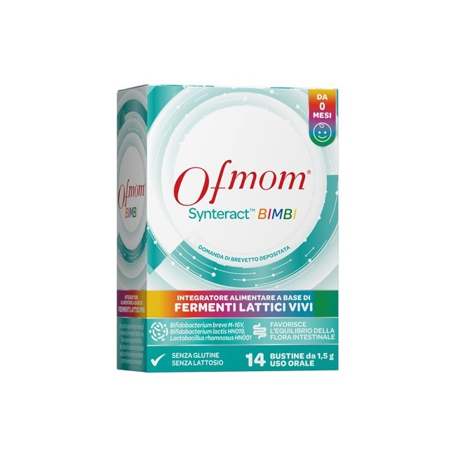 Ofmom Synteract Bimbi 14 Stick di fermenti lattici vivi