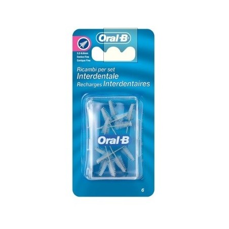 Oralb Man Set Interdentale Refill Conico Fine Oralb Man Set Interdentale Refill Conico Fine