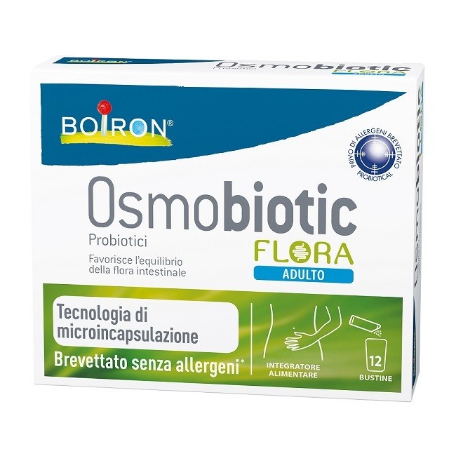 Boiron Osmobiotic Flora Adulto integratore 12 Bustine Boiron Osmobiotic Flora Adulto integratore 12 Bustine