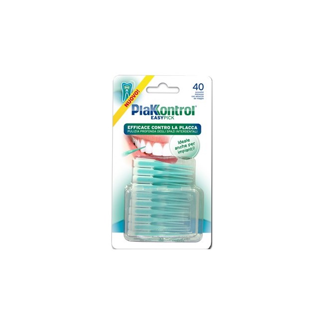 Ideco Plakkontrol Easy Pick Scovolini interdentali 40 pezzi Ideco Plakkontrol Easy Pick Scovolini interdentali 40 pezzi