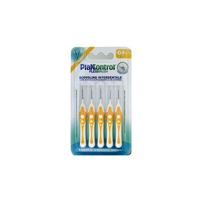 Ideco Plakkontrol Scovolino Interdentale Flexi Brush 0,7 5 Pezzi Ideco Plakkontrol Scovolino Interdentale Flexi Brush 0,7 5 Pezzi