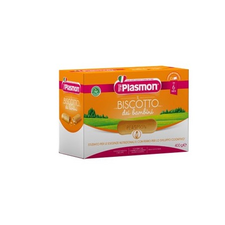 Plasmon Biscotti per bambini arricchiti con ferro 400 G Plasmon Biscotti per bambini arricchiti con ferro 400 G